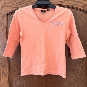 Harley Davidson women’s 3/4 sleeve top